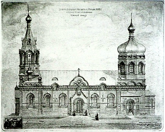 Воинский Никольский храм Ново-Николаевска
