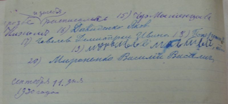 Елбаши, 1930 год, Архивные документы, ГАНО, Искитимский район, Бердлск, Заявление