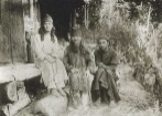 Иеромонахи Арсений, Даниил и Онисим (Поль) 1 справа на Змейке на Кавказе.