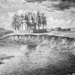 Вид с реки на церковь из с. Койнова 1927 г.
