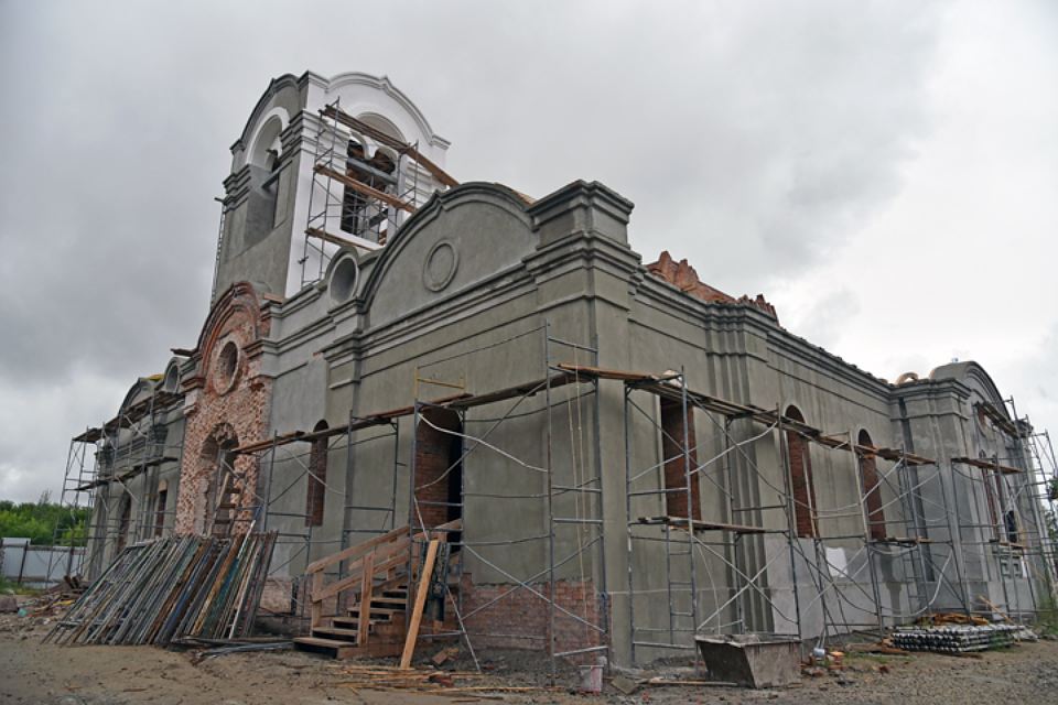 Храм Александра Невского Колывань